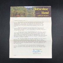 1972 Horseshoe Bend AR Arkansas Flyer Brochure Hillhigh Letter Travel - £11.00 GBP