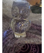 Led crystal owl Clear glass owl  - $45.40 CAD