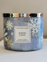 Bath &amp; Body Works &quot;Winter Clove&quot; 3 Wick Candle New - $368.28 MXN