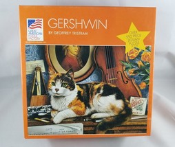 Great American Puzzle Factory Gershwin Jigsaw Puzzle 550 Piece Calico Cat - £9.57 GBP