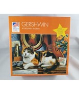 Great American Puzzle Factory Gershwin Jigsaw Puzzle 550 Piece Calico Cat - £9.57 GBP