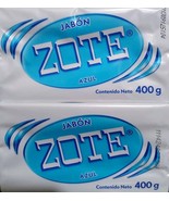 4X ZOTE AZUL LAUNDRY SOAP BARS ( JABON LAVANDERIA EN BARRA ) - 4 BARS 40... - $454.39 MXN