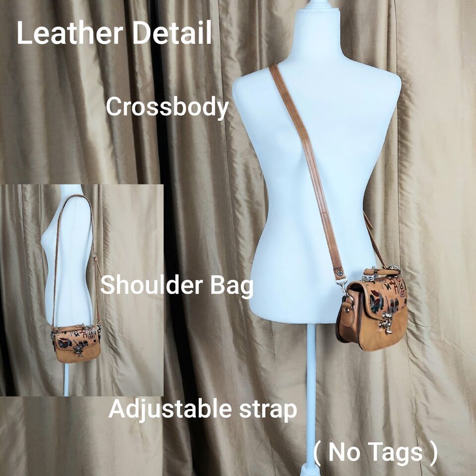 Primary image for Leather Detail Crossbody/ Shoulder/ Handbag