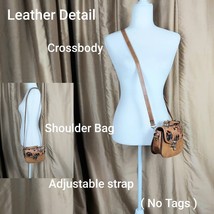 Leather Detail Crossbody/ Shoulder/ Handbag - $19.00