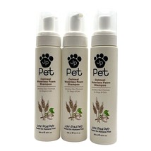 JP Pet Oatmeal Waterless Foam Shampoo Sensitive Dogs Cats 8.5 fl.oz-3 Pack - $42.73