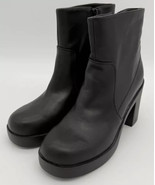 MIA Women&#39;s Black Ankle Boots - Size 9 - Chunky Heel Platform Style  Fre... - $42.30 CAD