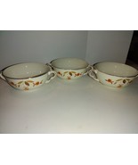 Vintage Hall’s Jewel Tea Superior Autumn Leaf Double Handled Cream Soup Bowl(s) - £23.59 GBP