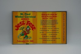 St.Paul Hiver Jest Fest 1980 Unrolled 12oz Bière Peut Plat Feuille Magnétique - $33.65