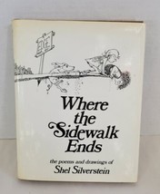 Where The Sidewalk Ends Shel Silverstein 1974 Poems Drawings HC DJ - £7.58 GBP