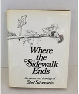 Where The Sidewalk Ends Shel Silverstein 1974 Poems Drawings HC DJ - £7.43 GBP