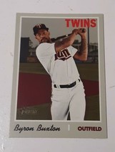 Byron Buxton Minnesota Twins 2019 Topps Heritage Card #539 - £0.78 GBP