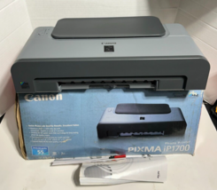 Canon PIXMA IP1700 Digital Photo Inkjet Printer, Gray w/ Manual - £31.41 GBP