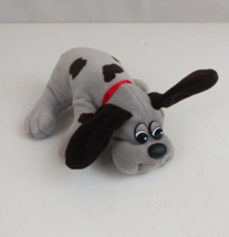 Vintage 1980s Tonka Pound Puppies Gray With Brown Ears & Spots 7" Plush - $9.69