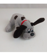 Vintage 1980s Tonka Pound Puppies Gray With Brown Ears &amp; Spots 7&quot; Plush - $9.69