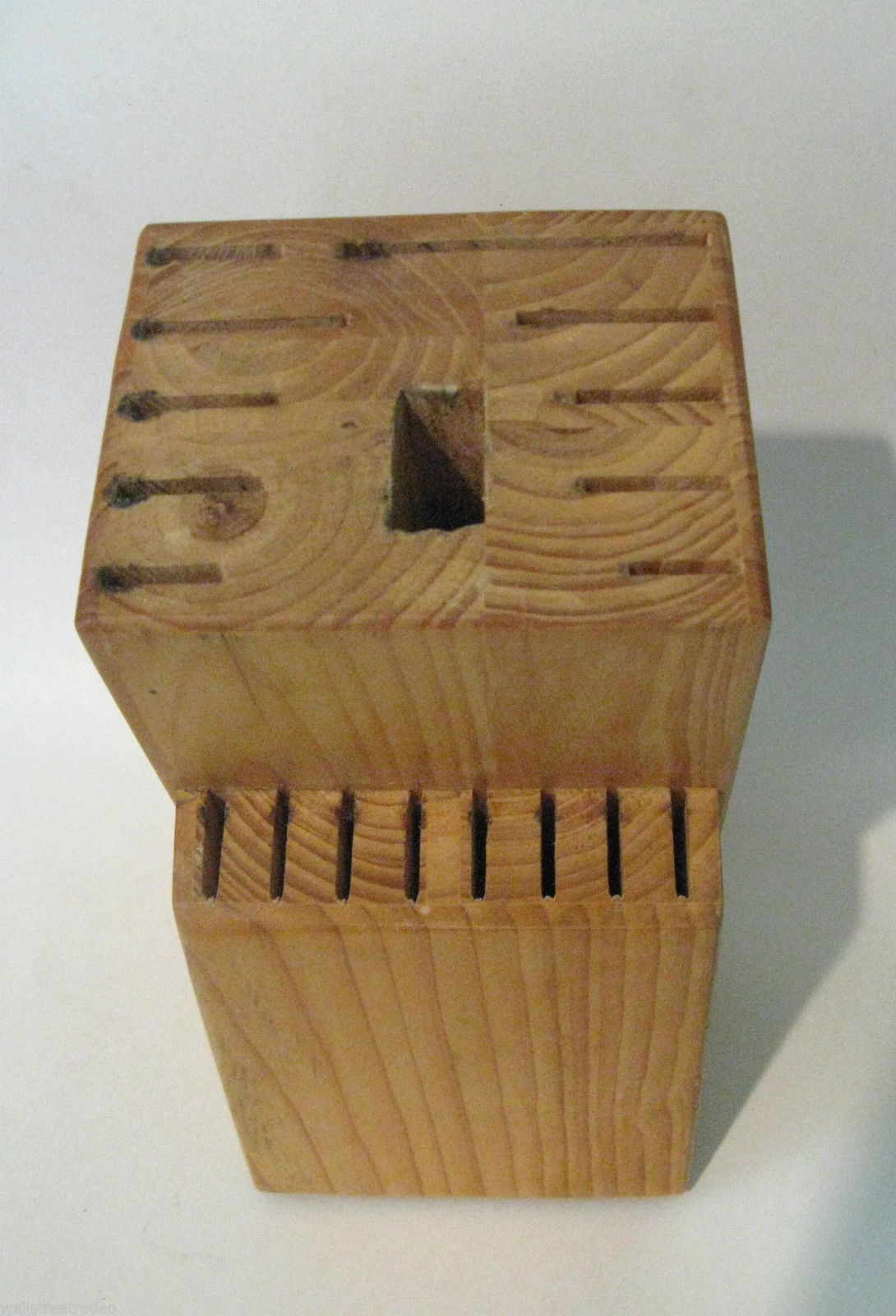 Solid Wood Wooden 19 slot Knife Block - $46.39