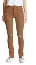 Cotton Citizen Womens Jeans Skinny Fit High Rise Split Brown Size 24W W408779 - £82.20 GBP