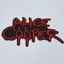 Alice Cooper Iron-On Patch Blood Heavy Metal Rock - Sew-On Patches Embro... - $5.91