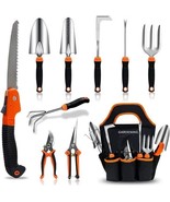 Garden Tool Set,10 PCS Stainless Steel Heavy Duty Gardening Tool Set wit... - $5,079.77 MXN