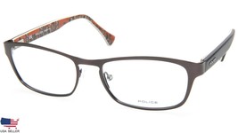 New Police V8857 Starry 3 0SLS Brown Eyeglasses Glasses W/ Case 53-17-140 Italy - $112.68