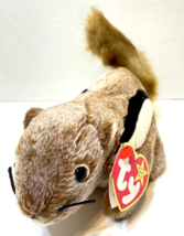 VTG 1999 Original TY Beanie Babies Plush Chipper the Squirrel Retired with Tag - £11.65 GBP