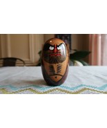 Vintage Japanese Angry God Kokeshi Wood Doll 3.75&quot; - £30.13 GBP