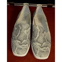FRANCO SARTO Boston Snake Print Slip-on Sneakers. Size 6.5M Shoes Flats - £13.34 GBP