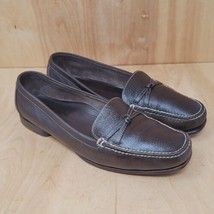 Cole Haan Womens Loafers Size 9.5 B Brown Leather Casual Dress Shoes D15247 - $31.87