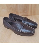 Cole Haan Womens Loafers Size 9.5 B Brown Leather Casual Dress Shoes D15247 - £25.17 GBP