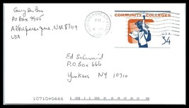 US Cover - Albuquerque, New Mexico to Yonkers, New York O3 - £2.31 GBP