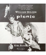1956 Picnic William Holden Movie Advertisement Vintage Film Kim Novak DW... - €26,12 EUR