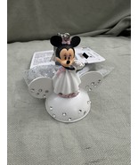 Disney Parks Minnie Mouse Bride Wedding Ears Hat Ornament NEW - $51.48 CAD