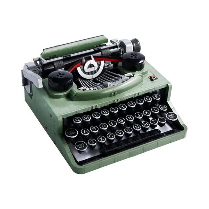 Retro Typewriter Blocks Brick Marking Machine Keyboard Over 12 Years Old Kids - £153.26 GBP