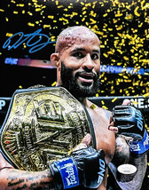 Demetrious Mighty Ratón Johnson Firmado 8x10 UFC Foto JSA - £67.52 GBP