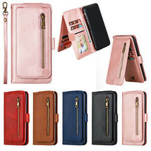 For iPhone 12 Pro Max 7 8 Plus XR 6S Leather Wallet Magnetic Flip case Cover - £42.73 GBP