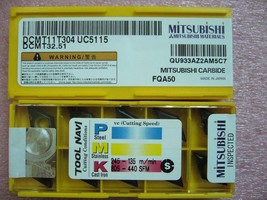 QTY 20x Mitsubishi DCMT32.51 DCMT11T304  UC5115 NEW For Cast Iron - £100.42 GBP