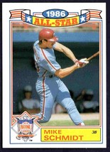 Philadelphia Phillies Mike Schmidt 1987 Topps Glossy All Star # 4 - £0.58 GBP