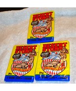 Three Vintage Packages of 1991 Desert Storm Topps Trading Cards - $28.52 CAD
