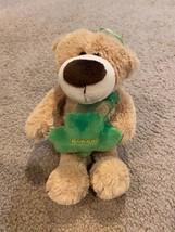 Ireland Teddy Bear Plush Toy Stuffed Animal shamrock 8” Zaks Toy Co - £11.19 GBP