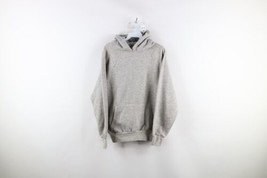 Vtg 50s 60s Streetwear Mens M Distressed Blank Triblend Hoodie Sweatshirt USA - £174.05 GBP