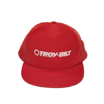 Vintage Troy Bilt Lawn Mowers Mesh Foam Trucker Snapback Hat Baseball Ca... - $27.41 CAD