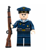 WWII German Navy Radio Sailor Custom 1pc Minifigure - $3.99