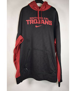Nike Usc Southern California Hoodie Sweatshirt size XXL Therma Fit 2XL - $923.60 MXN
