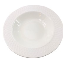 4 Pfaltzgraff Traditions White Weave Design Soup Cereal Bowls 9.25 inches - £21.29 GBP