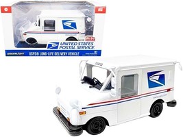 "USPS" LLV Long Life Postal Delivery Vehicle White with Stripes "United States - £34.23 GBP