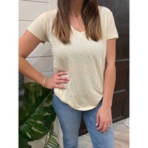 Sundry vneck tee in Cream - £37.57 GBP