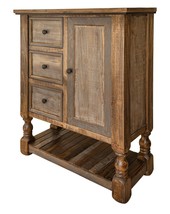 39" Brown Solid Wood Three Drawer Chest - $19,812.61 MXN