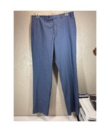 Lauren Ralph Lauren Blue Flat Front Dress Pants Preppy Business Mens Siz... - $558.84 MXN