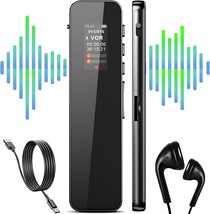 Digital Voice Recorder 68GB Voice Activated Recorder with Playback Ultra... - $58.22