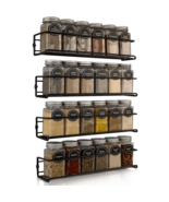 Spice Rack Organizer for Cabinets or Wall Mounts, Koovon 4 Tier Hanging ... - £27.09 GBP