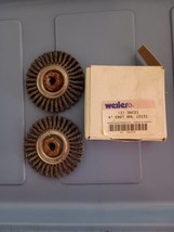 Lot Of 2 Weiler 13131 Standard Twist Knot Wire Wheel 4&quot; Diameter, 5/8&quot;-1... - $24.75